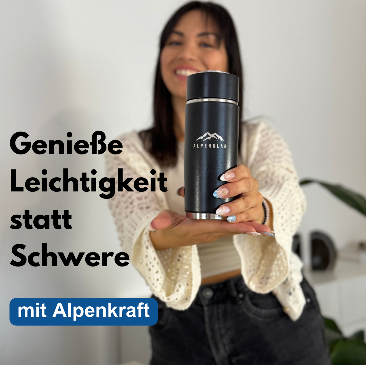 Alpenkraft die Alkalische Wasserflasche