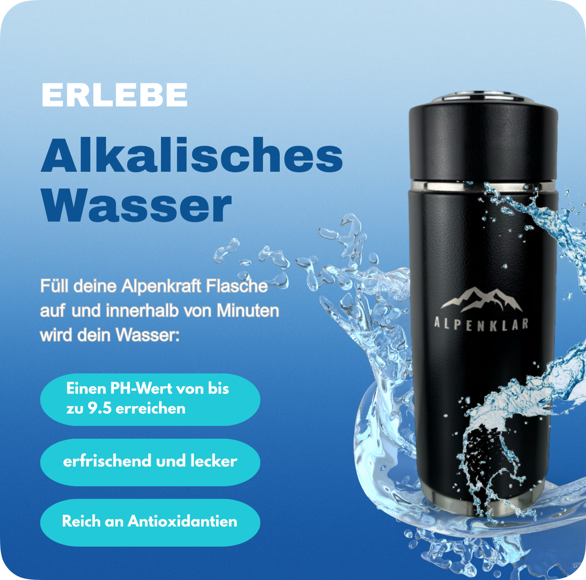 Alpenkraft die Alkalische Wasserflasche (Kopie) (Kopie)